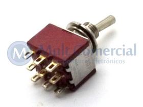 Interruptor de Alavanca Metálica Tripolar Solda Fio 5A 17.307 LIGA/DESLIGA/(LIGA) Momentânea - Margirius Interruptor de Alavanca Metálica Tripolar Solda Fio 5A 17.307 LIGA/DESLIGA/(LIGA) Momentânea - Margirius