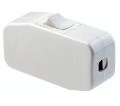 Interruptor de aparelho Leviton C24-05410-0KW Branco de Pólo Único