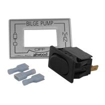 Interruptor de bomba de esgoto Attwood de 3 vias automático/desligado/manual 10A 6V-32V
