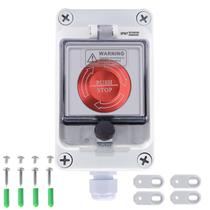 Interruptor de botão de parada de emergência MARSTEK 10A 440V IP65 impermeável Interruptor de botão de parada de emergência MARSTEK 10A 440V IP65 impermeável