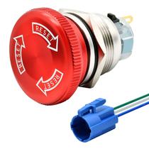 Interruptor de botão de parada de emergência ZJWZJH 22mm 5A 250V