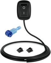 Interruptor de botão Gebildet 12V-220V/10A SPST tipo pasta com fio de 1 m Interruptor de botão Gebildet 12V-220V/10A SPST tipo pasta com fio de 1 m