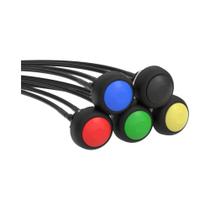 Interruptor De Botão Momentâneo À Prova d'Água De 12mm 5PCS Mini Interruptor Redondo 3A 125V AC Com Interruptor De Botão Momentâneo À Prova d'Água De 12mm 5PCS Mini Interruptor Redondo 3A 125V AC Com