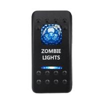 Interruptor De Botão Tipo Rocker À Prova d'Água 12V 24V Com 5 Pinos, Interruptor De Luz LED Para