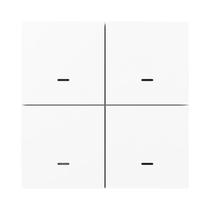 Interruptor De Cena MOES ZigBee Alimentado Por Bateria, 4 Botões, 12 Teclas, Controlador Tuya,