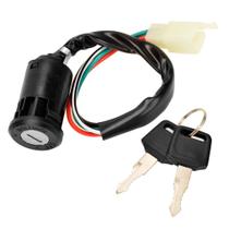 Interruptor de chave de ignição de 4 pinos e 4 fios para ATV chinês de 50-125 cc Interruptor de chave de ignição de 4 pinos e 4 fios para ATV chinês de 50-125 cc