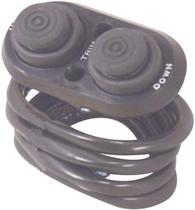Interruptor de compensação de popa com botão de pressão T-H Marine TTC-1-DP preto Interruptor de compensação de popa com botão de pressão T-H Marine TTC-1-DP preto