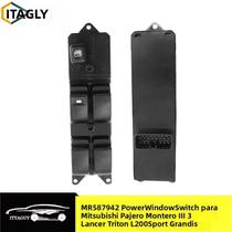 Interruptor De Controle De Janela Elétrica Frontal Esquerdo Mitsubishi Lancer 2008-2009 MR587942 Interruptor De Controle De Janela Elétrica Frontal Esquerdo Mitsubishi Lancer 2008-2009 MR587942