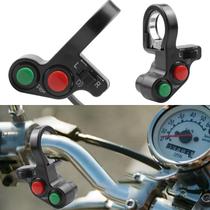 Interruptor De Controle De Luzes De Sinalização E Buzina Para Guidão De Motocicleta 22mm 7/8" - Interruptor De Controle De Luzes De Sinalização E Buzina Para Guidão De Motocicleta 22mm 7/8" -
