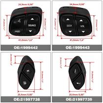 Interruptor De Controle De Volume Para Volante Universal Para Chevy Silverado GMC Yukon Hummer H2 Interruptor De Controle De Volume Para Volante Universal Para Chevy Silverado GMC Yukon Hummer H2