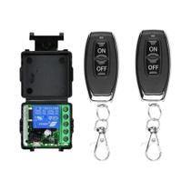 Interruptor De Controle Remoto Sem Fio 12V 10A 433Mhz, Receptor E Transmissor RF Para Fechadura De