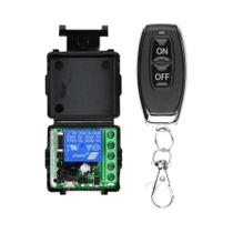 Interruptor De Controle Remoto Sem Fio 12V 10A 433Mhz, Receptor Transmissor RF Para Fechadura De