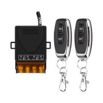 Interruptor De Controle Remoto Sem Fio 30A RF433Mhz Para Bomba De Água, Motor, LED E