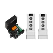 Interruptor De Controle Remoto Sem Fio 433Mhz Módulo Receptor De Relé 1CH DC 12V 24V 36V Com Botão