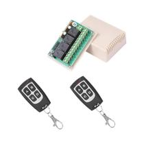 Interruptor De Controle Remoto Sem Fio 433MHz Módulo Receptor De Relé 4CH Com Transmissor RF De 4