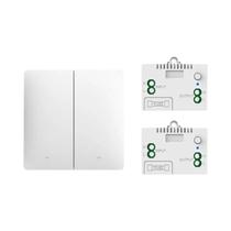 Interruptor De Controle Remoto Sem Fio À Prova d'Água RF 433mhz 1/2/3 Gang Autônomo Sem Bateria Para