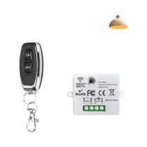 Interruptor De Controle Remoto Sem Fio RF 433MHz Para Casa Inteligente, Mini Relé 10A ON/OFF,