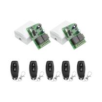 Interruptor De Controle Remoto Sem Fio Universal 433Mhz 10A 2 Canais Placa Receptora De Relé 2