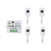 Interruptor De Controle Remoto Sem Fio Universal 433MHz, Receptor RF Para Luz, Ventilador, Motor,