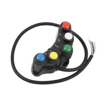 Interruptor De Controle Universal Para Guidão De Motocicleta Com 7 Botões 7/8 22mm Para Farol, Interruptor De Controle Universal Para Guidão De Motocicleta Com 7 Botões 7/8 22mm Para Farol,
