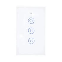 Interruptor De Cortina Inteligente ZigBee Com Toque Em Vidro, Controle Sem Fio Com Alexa E Google