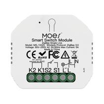 Interruptor De Cortina Inteligente ZigBee Dimmer MOES App Controle Remoto Alexa Google Home