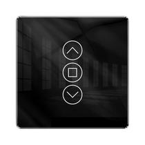 Interruptor De Cortina Inteligente ZigBee RF433 Painel Touch Controle Remoto App Alexa Google Home Interruptor De Cortina Inteligente ZigBee RF433 Painel Touch Controle Remoto App Alexa Google Home