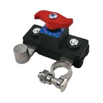 Interruptor De Desconexão De Bateria De Dupla Voltagem 12V 24V Em Liga De Zinco Com Botão De