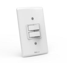 Interruptor de Embutir com 2 Teclas - Enerbras - Ref.28770 Tecnolar