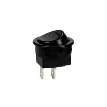 Interruptor de Embutir para Móveis Redondo Preto Composé Weg