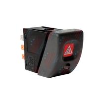 Interruptor de emergência com alarme - gm/ corsa 1994 - 8 terminais/ cinza (com led) 12v - im11202