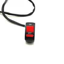 Interruptor De Emergência Para Guidão De Motocicleta 12V 10A, Botão ON/OFF Para Modelos Universais