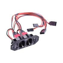Interruptor De Energia Duplo Metálico Para Acessório De Avião RC Interruptor De Energia Duplo Metálico Para Acessório De Avião RC