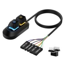 Interruptor de extensão externo de desktop SinLoon Power Button Black