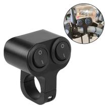 Interruptor de Farol para Guidão de Motocicleta - À Prova d'Água, Duplo, 12V, 22mm