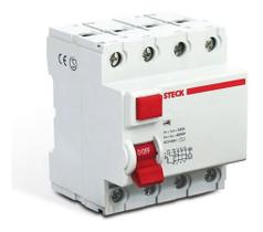 Interruptor De Fuga Idr Dr 63a 30ma 4p Tetrapolar Steck