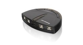Interruptor de impressora automático USB 2.0 IOGEAR GUB431 de 4 portas