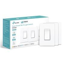 Interruptor de intensidade inteligente Kasa KS220P3 Wi-Fi Apple HomeKit, pacote com 3 Interruptor de intensidade inteligente Kasa KS220P3 Wi-Fi Apple HomeKit, pacote com 3