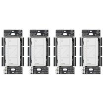 Interruptor de intensidade inteligente Lutron Caseta Original LED de 150 W, pacote com 4 unidades
