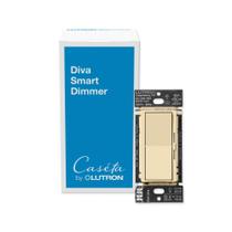 Interruptor de intensidade inteligente Lutron Diva 150W sem marfim neutro