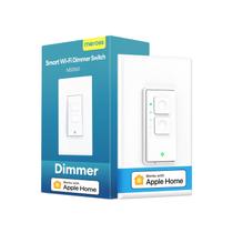 Interruptor de intensidade inteligente meross de pólo único para LED regulável, pacote com 1 pacote