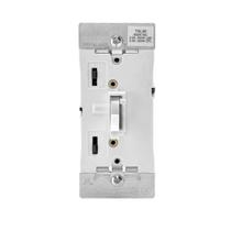Interruptor de intensidade Leviton R02-TSL06-1KW Toggle White 600W