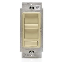 Interruptor de intensidade Leviton SureSlide 6674-P0I para lâmpadas LED Ivory Interruptor de intensidade Leviton SureSlide 6674-P0I para lâmpadas LED Ivory