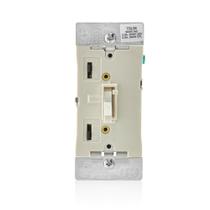 Interruptor de intensidade Leviton TSL06-1LT Toggle Slide LED 300W
