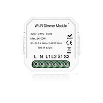 Interruptor de intensidade WiFi Tuya Smart para Alexa e Google - branco Interruptor de intensidade WiFi Tuya Smart para Alexa e Google - branco