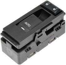 Interruptor de janela Dorman 901-491 Lado do passageiro dianteiro preto