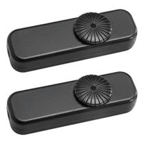 Interruptor de lâmpada em linha, pacote com 2 dimmer de gama completa, preto à beira-mar Interruptor de lâmpada em linha, pacote com 2 dimmer de gama completa, preto à beira-mar