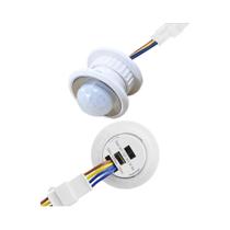 Interruptor De Luz Com Sensor De Movimento 220V 110V Sensor De Presença Pir Ajuste De Tempo Detector Interruptor De Luz Com Sensor De Movimento 220V 110V Sensor De Presença Pir Ajuste De Tempo Detector