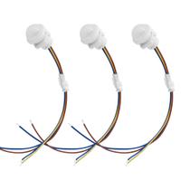 Interruptor de luz com sensor de movimento A.I.FORCE 85-265V 40W, kit com 3 unidades Interruptor de luz com sensor de movimento A.I.FORCE 85-265V 40W, kit com 3 unidades
