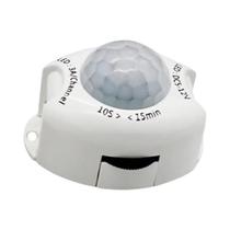 Interruptor De Luz Com Sensor De Movimento DC 5V 12V, Detector De Movimento PIR, Temporizador,